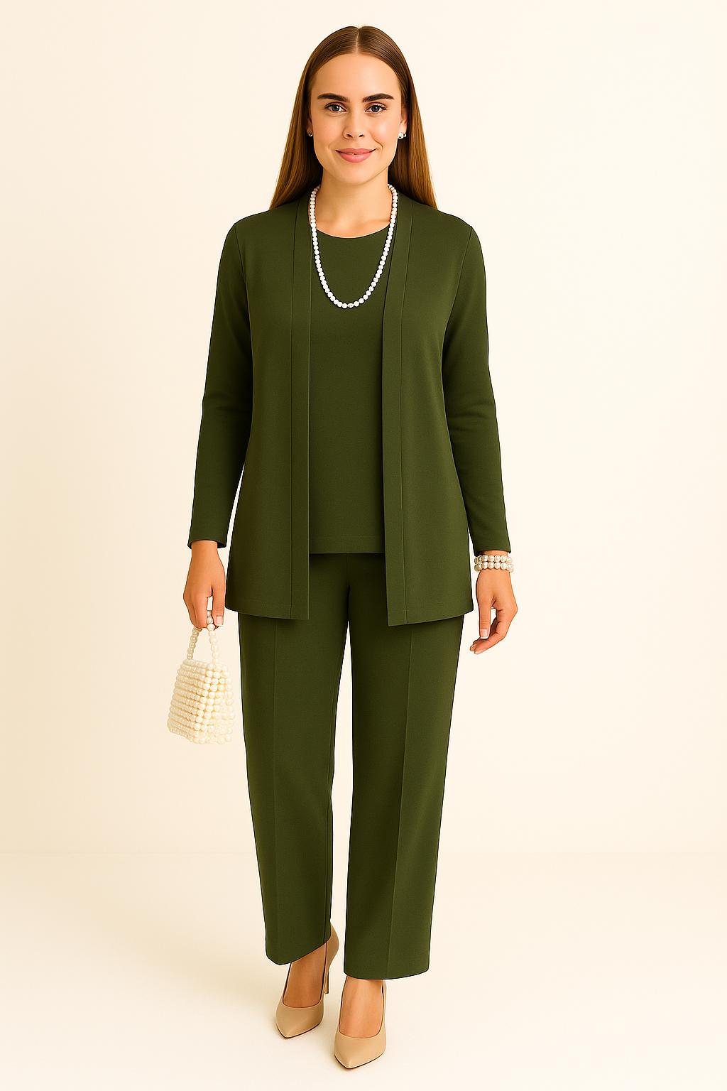 Morena · Conjunto elegante estructurado