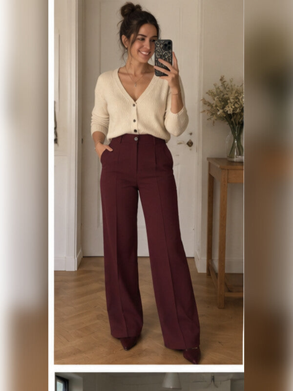 Foto de clienta con pantalones Alessia