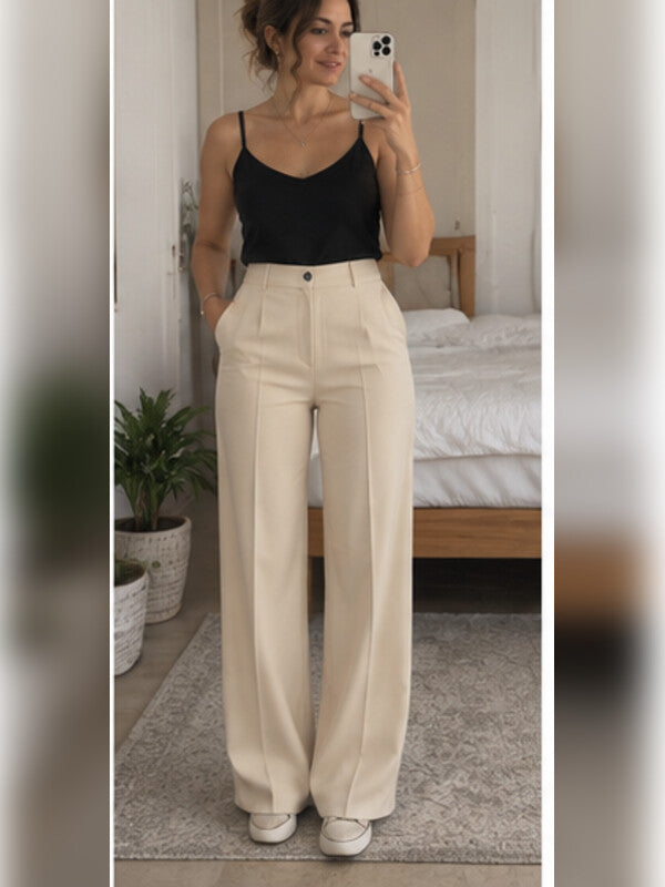Foto de clienta con pantalones Alessia