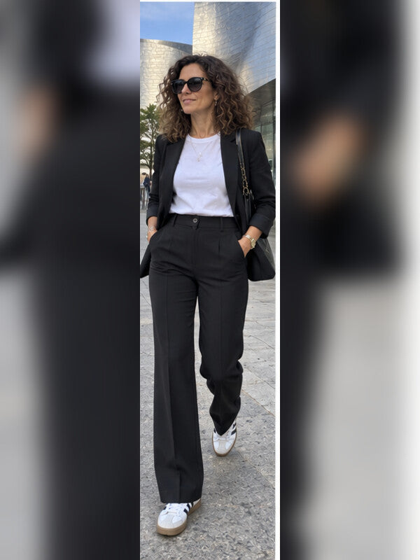 Foto de clienta con pantalones Alessia