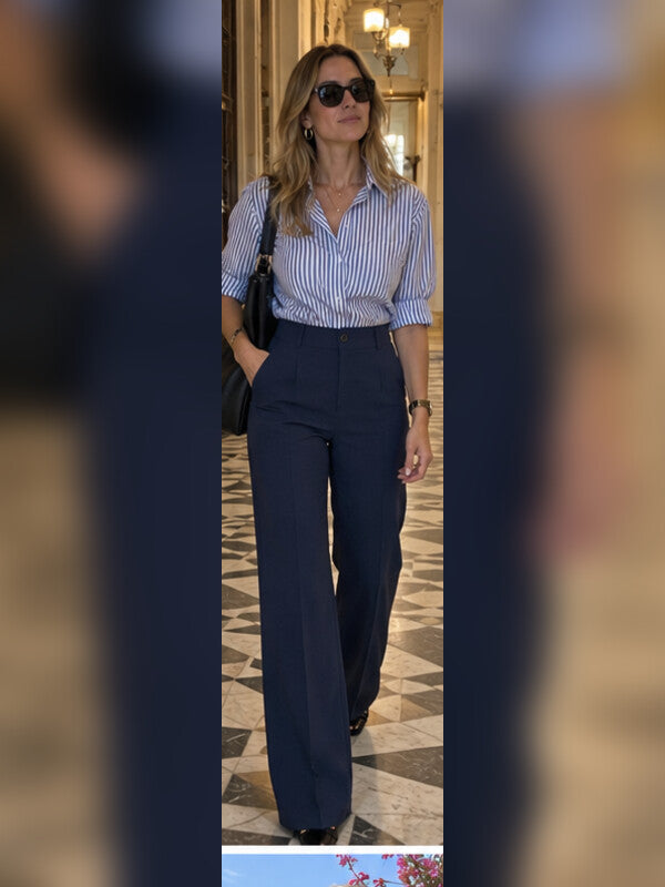 Foto de clienta con pantalones Alessia