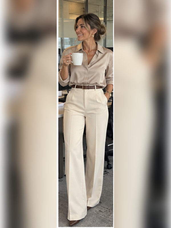 Foto de clienta con pantalones Alessia