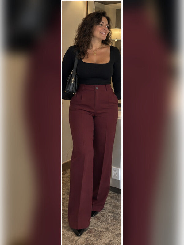 Foto de clienta con pantalones Alessia