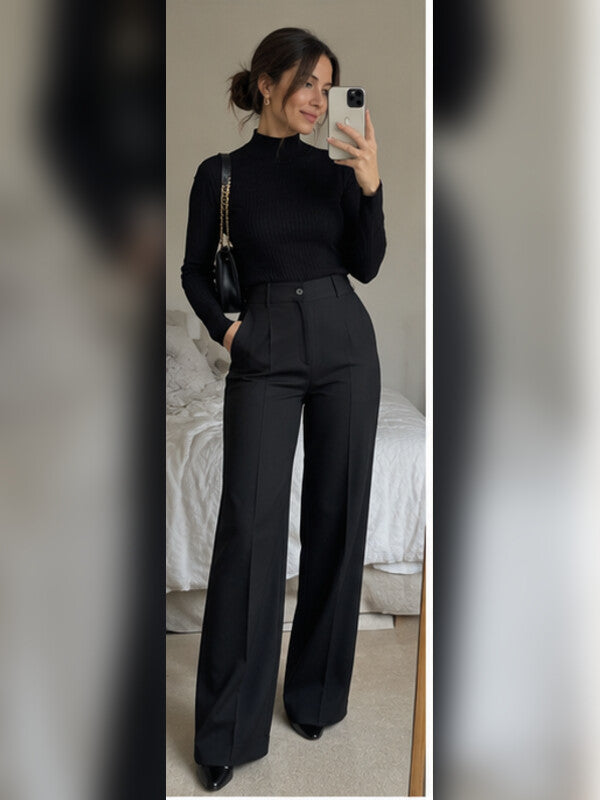 Foto de clienta con pantalones Alessia