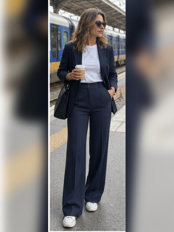 Foto de clienta con pantalones Alessia