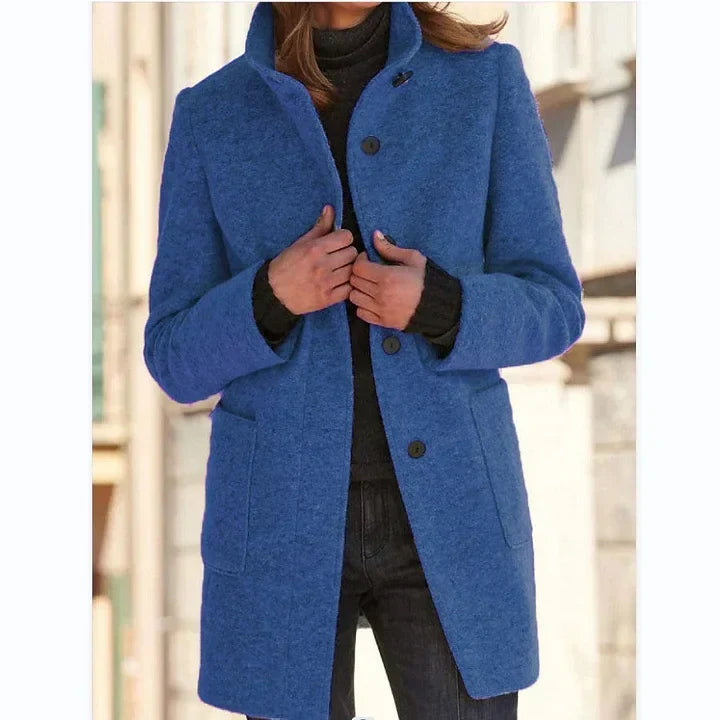 Celeste · Abrigo elegante de lana