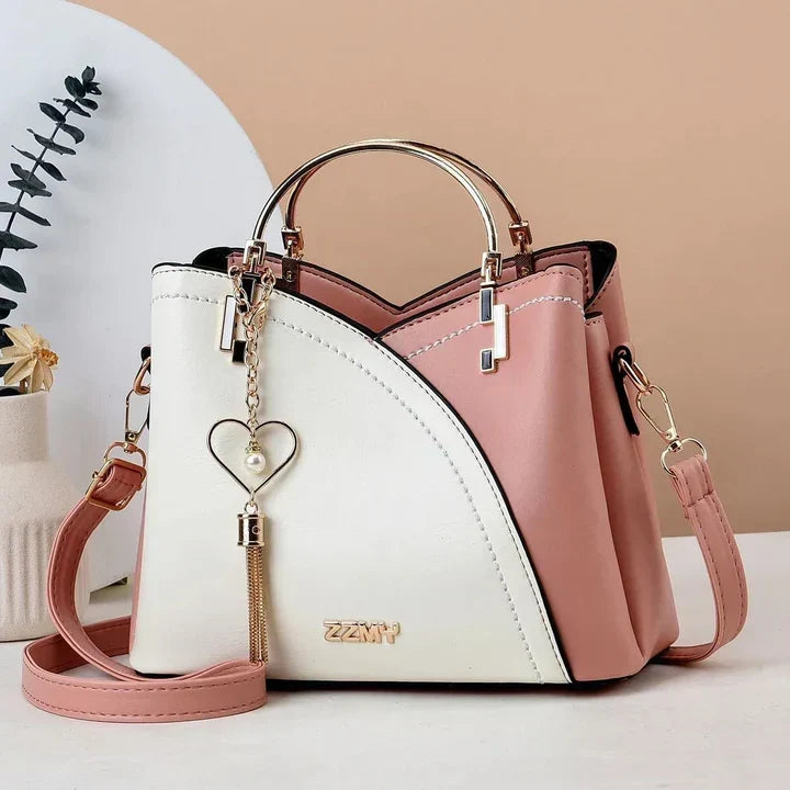 Priscilla · Bolso bicolor elegante