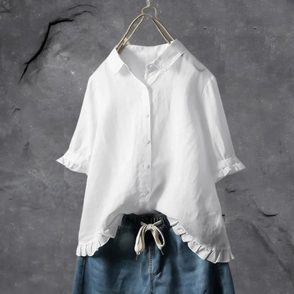 Amalia · Blusa refinada de media manga