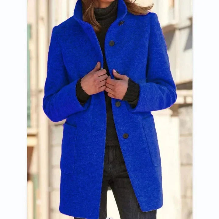 Celeste · Abrigo elegante de lana