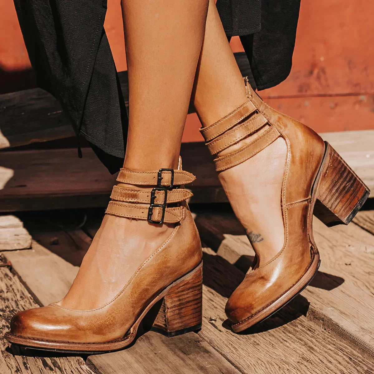 Gilda · Botines elegantes de piel