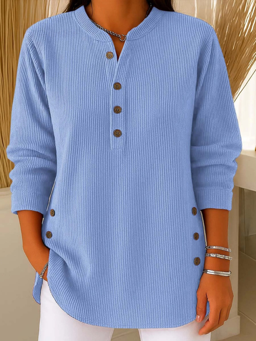 Nieves · Túnica Henley con botones