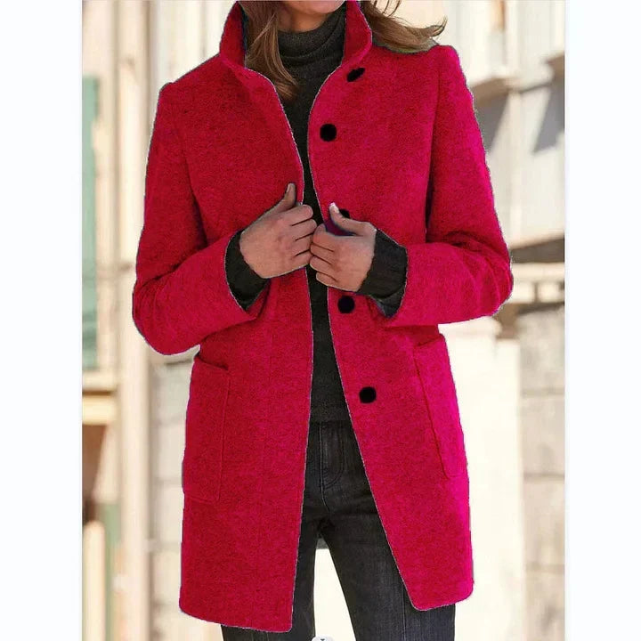 Celeste · Abrigo elegante de lana