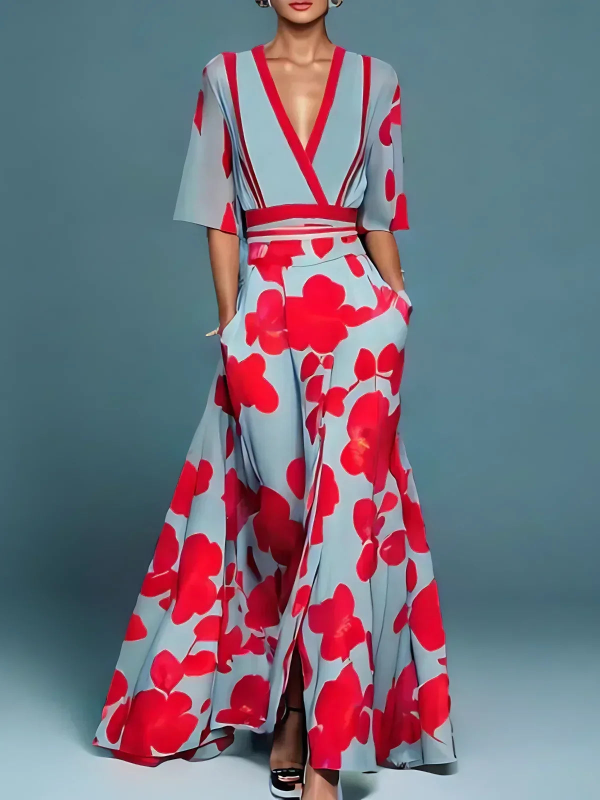 Ottavia · Vestido floral refinado