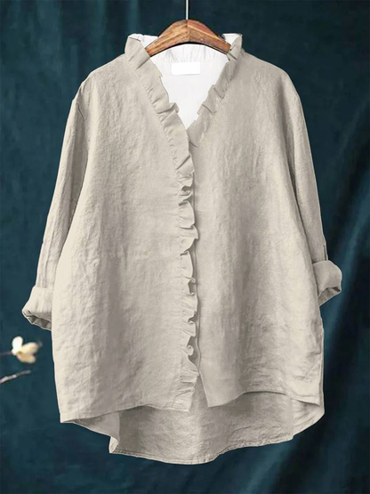 Romina · Blusa suave con volantes