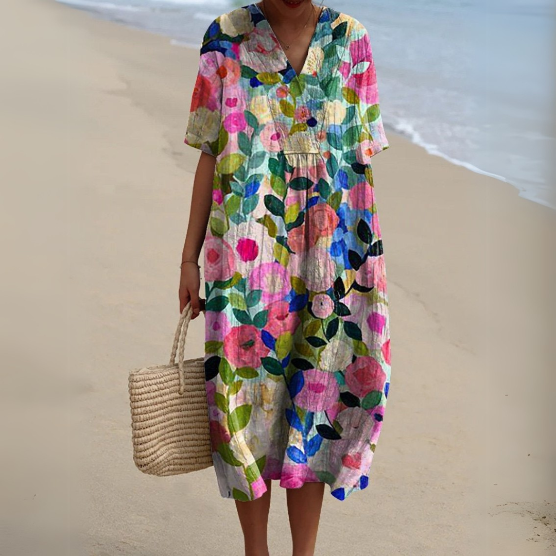 Silvia · Vestido floral y fresco