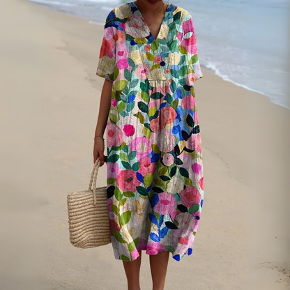 Silvia · Vestido floral y fresco