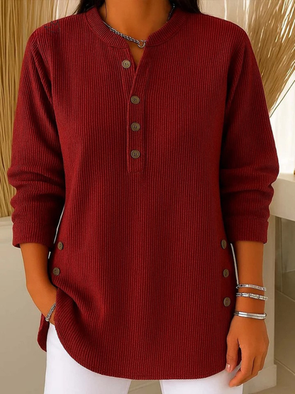 Nieves · Túnica Henley con botones