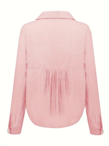 Celeste · Blusa fresca de lino