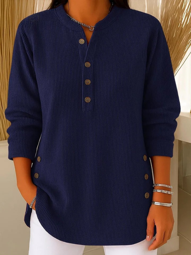 Nieves · Túnica Henley con botones