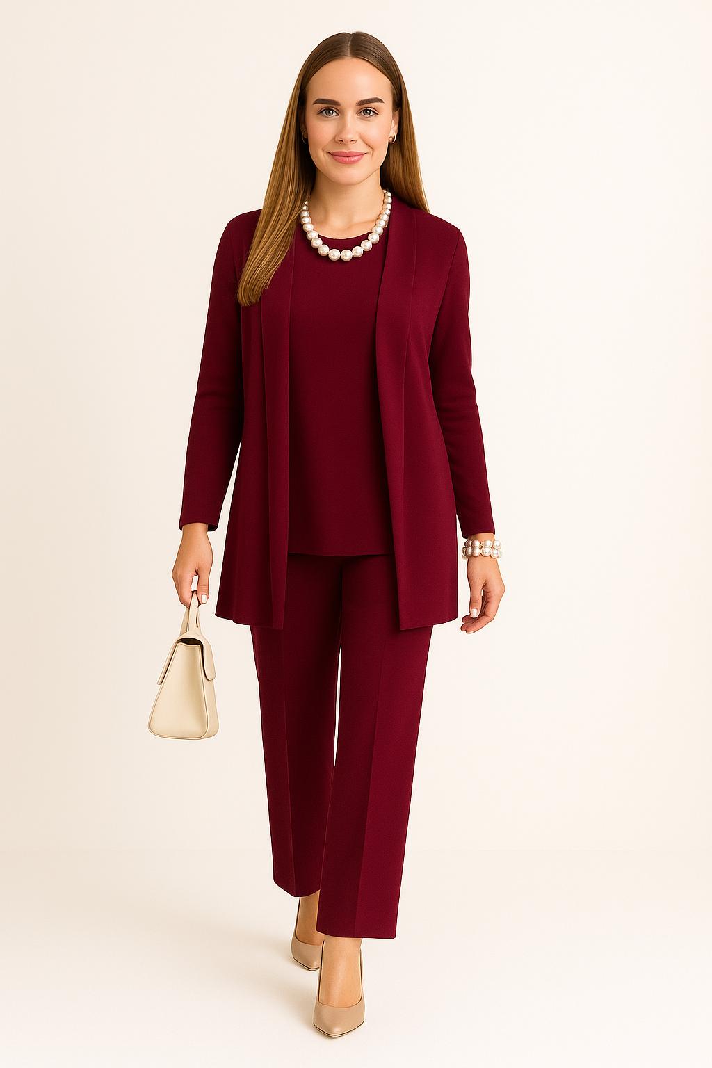 Morena · Conjunto elegante estructurado