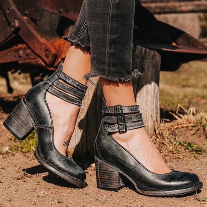 Gilda · Botines elegantes de piel