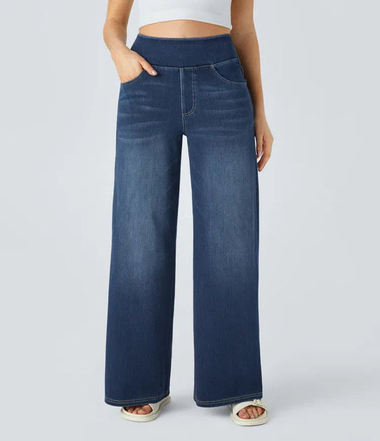 Solène - Jeans de pierna larga con ajuste relajado