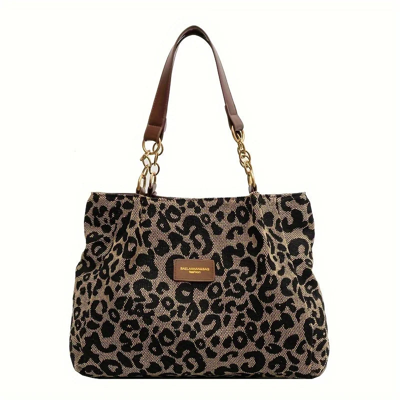 Adele · Bolso espacioso de leopardo y refinado