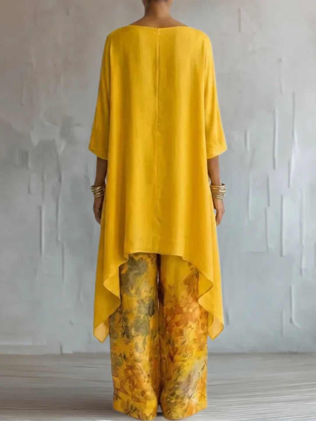 Ginevra | Conjunto fluido asimétrico floral
