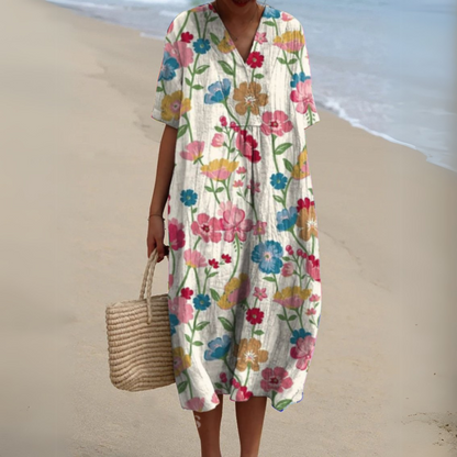 Silvia · Vestido floral y fresco