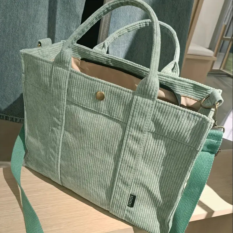 Prisca · Bolso tote de pana
