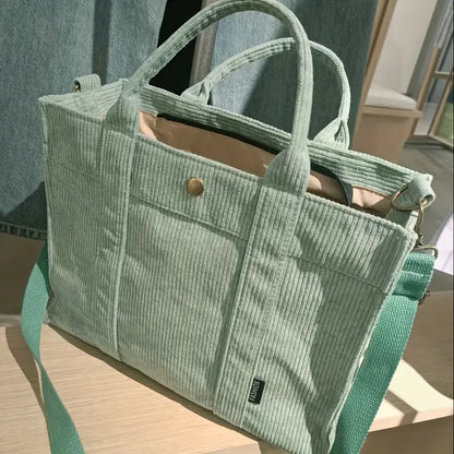 Prisca · Bolso tote de pana