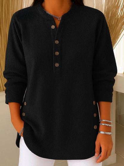 Nieves · Túnica Henley con botones