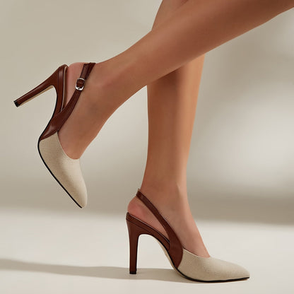 Amelia | Zapatos de tacón con talón abierto