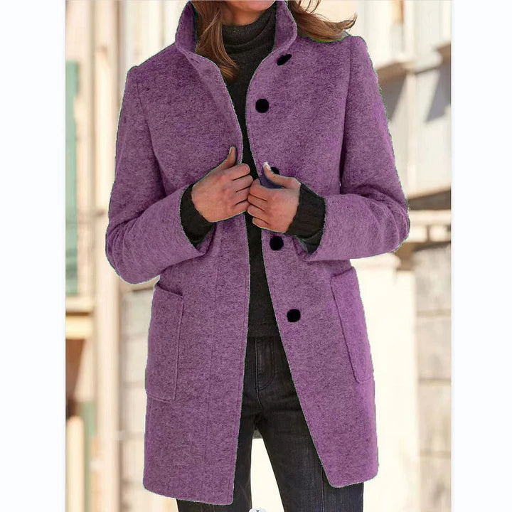 Celeste · Abrigo elegante de lana