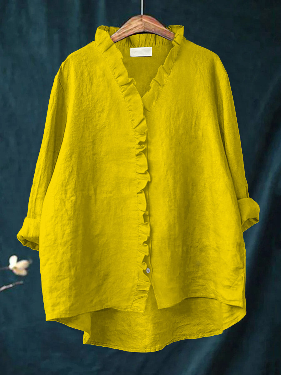 Romina · Blusa suave con volantes