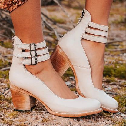 Gilda · Botines elegantes de piel