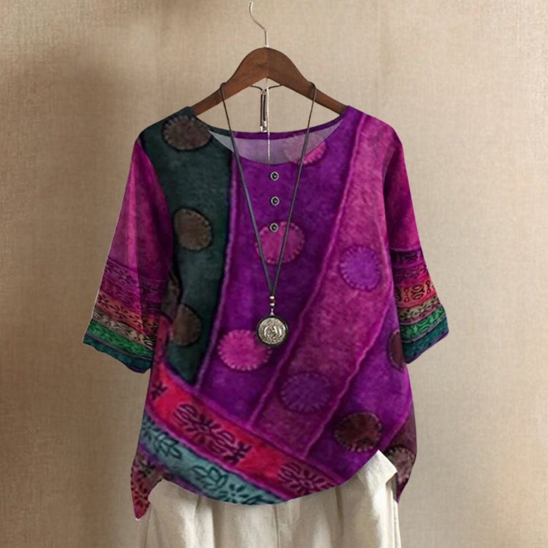 Nerina · Blusa refinada y desenfadada