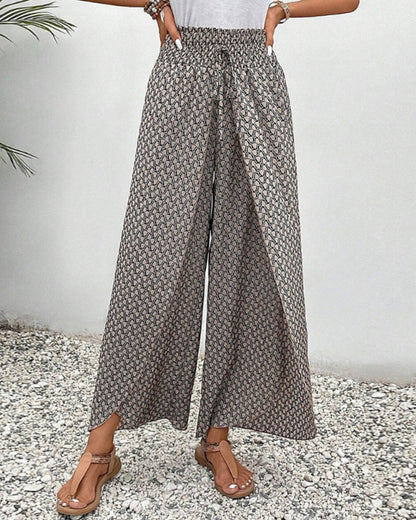 LUNARA - PANTALONES DE PIERNA ANCHA PARA MUJERES