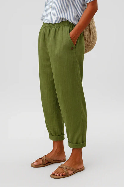 Laira - Pantalones Cómodos Brisa