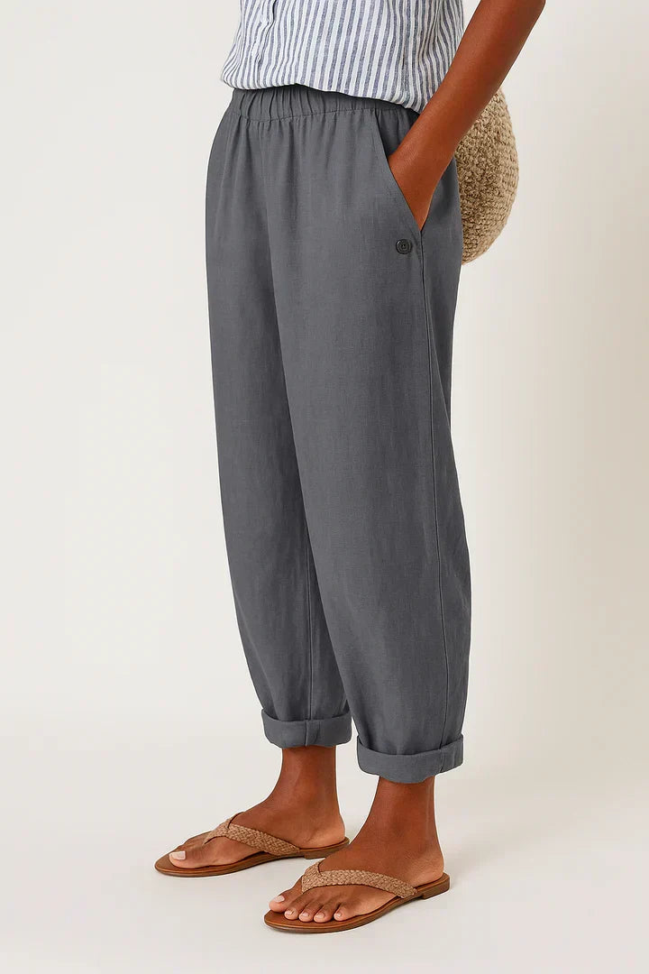 Laira - Pantalones Cómodos Brisa