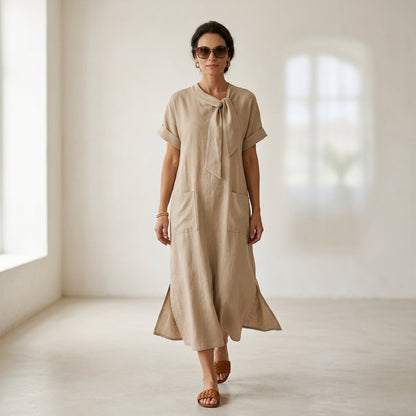 Casa Almara Elegante Vestido con bolsillos