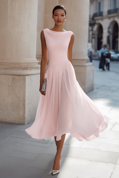Adriana | Vestido Midi Elegante de Ceremonia