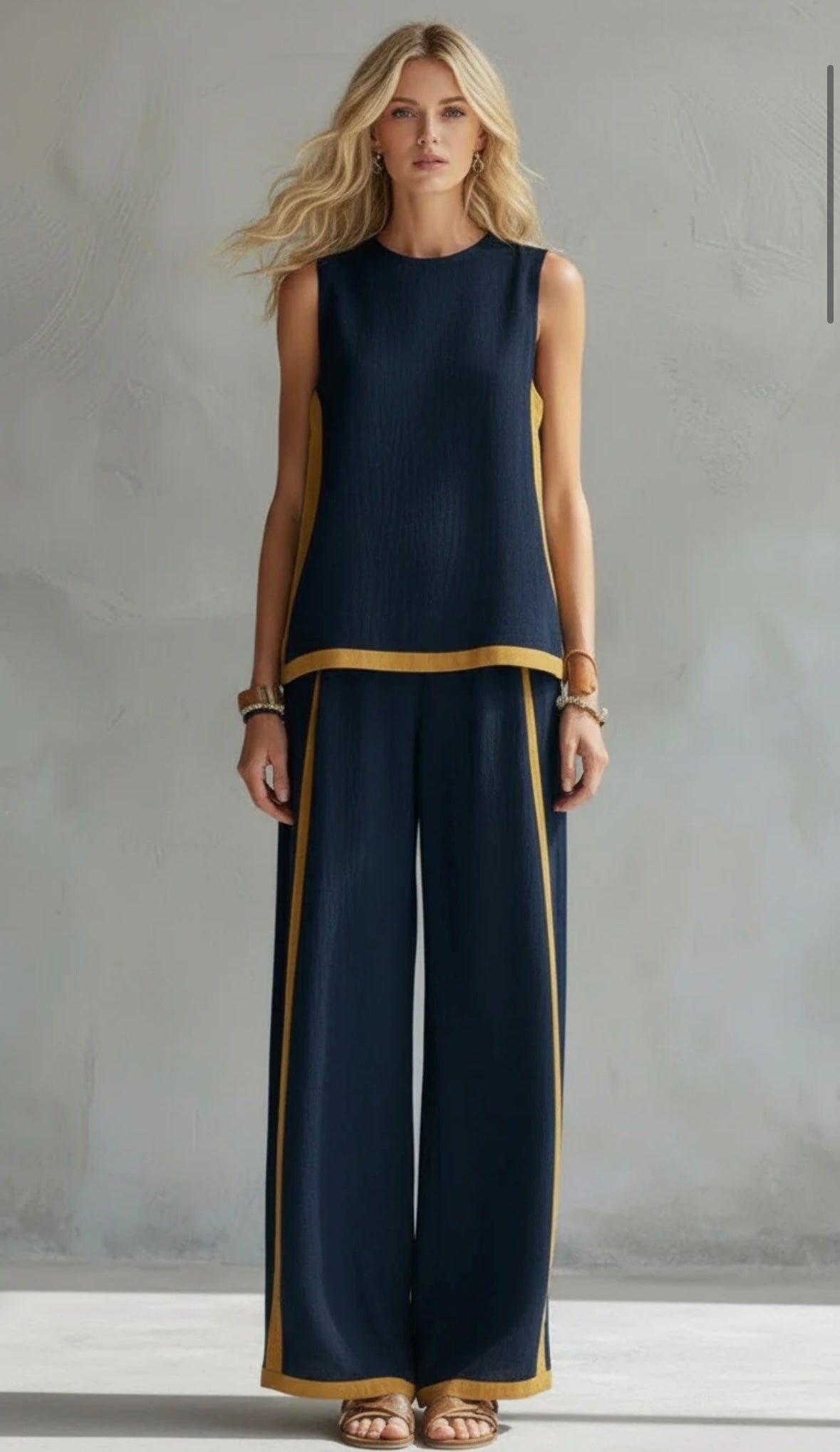 Ginevra · Conjunto desenfadado de lino
