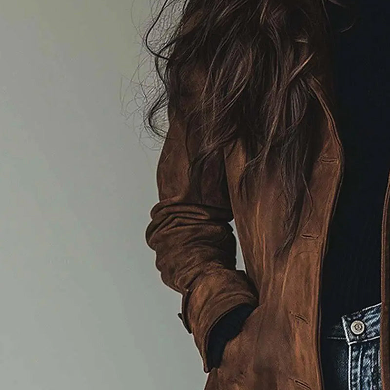 Nilde · Abrigo elegante de piel