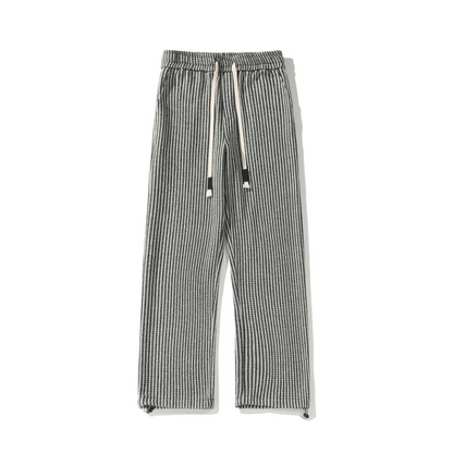 XAVIERA – PANTALONES DE FELPA MODERNOS A RAYAS