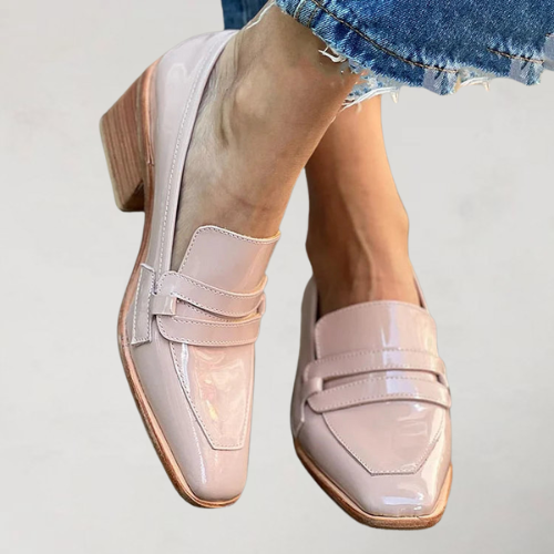 Cristina | Mocasín con tacón de bloque