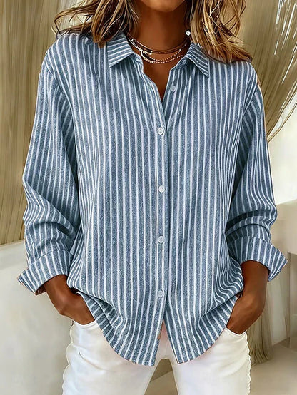 Jimena · Camisa de rayas con botones