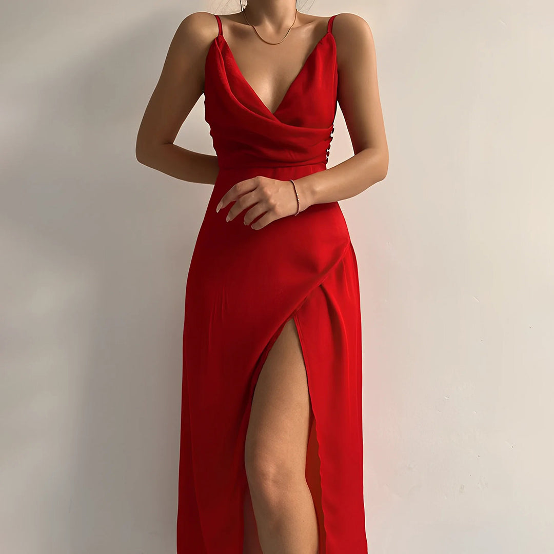 Tecla · Vestido midi suave