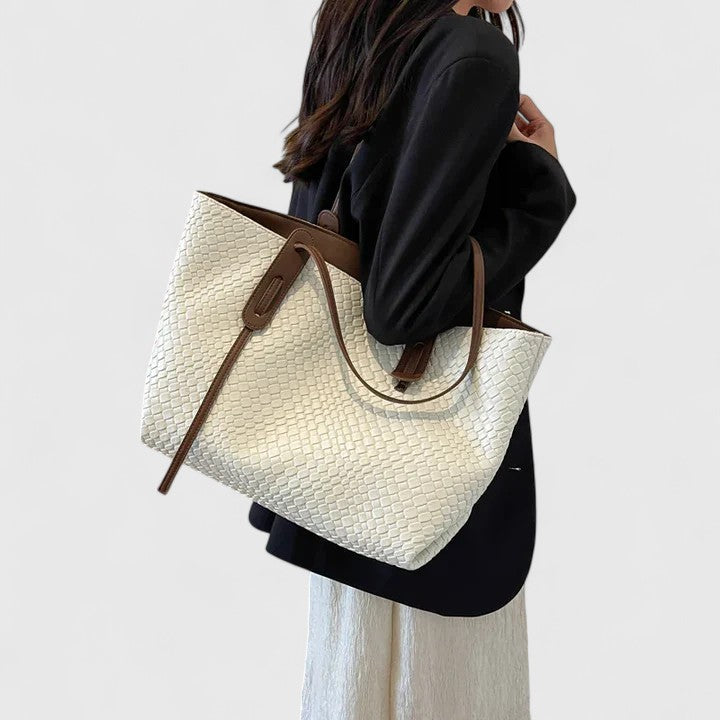 Iris · Bolso tote trenzado premium