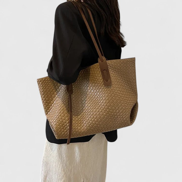 Iris · Bolso tote trenzado premium